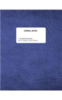 Cornell Notes: Research and Planning Notebook (Sapphire Cover)