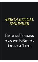 aeronautical engineer because freeking awsome is not an official title: Writing careers journals and notebook. A way towards enhancement