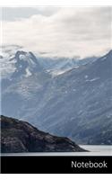 Notebook: Mountain, Peak, Alaska, Glacier Notebook / Journal / Diary / Composition book - 6 x 9 inches (15,24 x 22,86 cm), 150 pages, glossy finish.