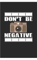 Don't be negative