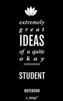 Notebook for Students / Student: awesome handy Note Book [120 blank lined ruled pages]