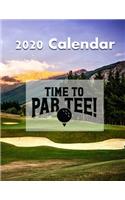 Time To Par Tee 2020 Golf Calendar