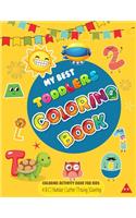 Number Counting Coloring Activity Book for Kids