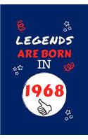 Legends Are Born In 1968