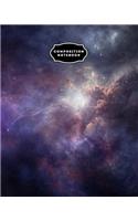 Composition Notebook: Purple Emission Nebula