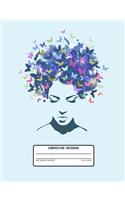 Composition Notebook 5x5 Graph Paper 7.44 X 9.69