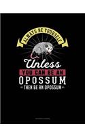 Always Be Yourself Unless You Can Be an Opossum Then Be an Opossum: Accounts Journal