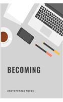 Becoming: The Weekly Monthly Yearly Planner (Silver)