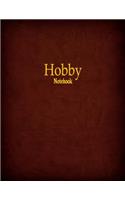 Hobby Notebook: 1/6 Inch Cross Section Graph Ruled, 120 Pages, 8.5" x 11"