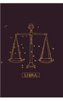 Libra: Zodiac Notebook 120-Page Lined Libra Zodiac Journal(2 Libra Zodiac Gifts)