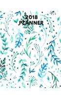 2018 Planner: Calendar Schedule Organizer and Journal Notebook. Monthly Goals, Distraction To Avoid, Monthly Wins And Insights Gained for each Month With Inspirat