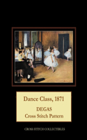 Dance Class, 1871: Degas Cross Stitch Pattern