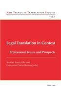 Legal Translation in Context