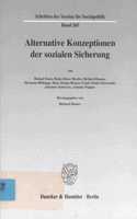 Alternative Konzeptionen Der Sozialen Sicherung