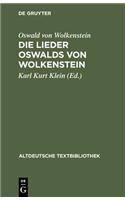 Die Lieder Oswalds Von Wolkenstein