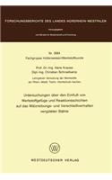 Untersuchungen Über Den Einfluß Von Werkstoffgefüge Und Reaktionsschichten Auf Das Wälzreibungs- Und Verschleißverhalten Vergüteter Stähle