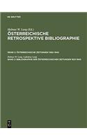 Bibliographie Der Osterreichischen Zeitungen 16211945: AM
