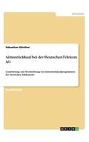 Aktienrückkauf bei der Deutschen Telekom AG
