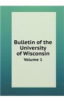 Bulletin of the University of Wisconsin Volume 1: (English)