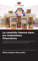 contrôle interne dans les institutions financières