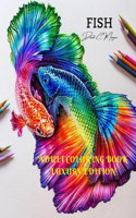Fish Adult Coloring Book Luxury Edition