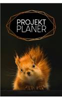 Projektplaner: mit To-Do-Listen und reichlich Platz für Notizen - Motiv: Eichhörnchen