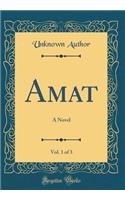 Amat, Vol. 1 of 3: A Novel (Classic Reprint)