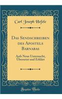 Das Sendschreiben Des Apostels Barnabas