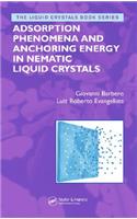 Adsorption Phenomena and Anchoring Energy in Nematic Liquid Crystals