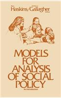 Models for Analysis of Social Policy: An Introduction