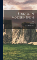 Studies in Modern Irish; pt.1