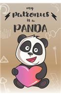 My Patronus is a Panda: Cute Panda Lovers Journal / Notebook / Diary / Birthday Gift (6x9 - 110 Blank Lined Pages)