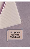 Scripture Quotes Notebook