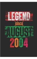 Legend Since August 2004