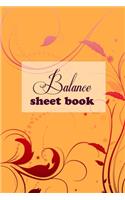 Balance Sheet Book