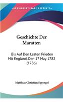 Geschichte Der Maratten
