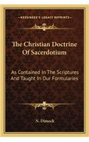 Christian Doctrine of Sacerdotium