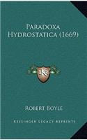 Paradoxa Hydrostatica (1669)