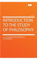 Introduction to the Study of Philosophy