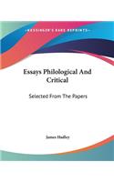 Essays Philological And Critical: Selected From The Papers