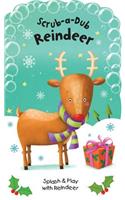 Scrub-A-Dub Reindeer: Bath Mitt and Bath Book Set