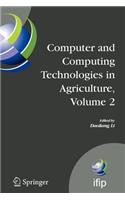 Computer and Computing Technologies in Agriculture, Volume II: First Ifip Tc 12 International Conference on Computer and Computing Technologies in Agriculture (Ccta 2007), Wuyishan, China, August 18-20, 2007