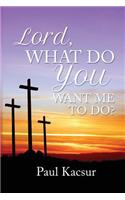 Lord, What Do You Want Me to Do?