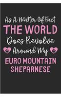 As A Matter Of Fact The World Does Revolve Around My Euro Mountain Sheparnese