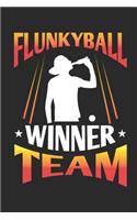 Flunkyball Winner Team: Notizbuch A5 für den Besten Flunkyball Spieler sowie Trinkspiel und Dosenbier Liebhaber I ca. A5 (6x9 inch.) I Geschenk I 120 Seiten I Kariert