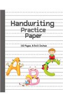 Handwriting Practice Paper-ABC kids