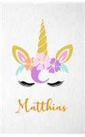 Matthias A5 Lined Notebook 110 Pages