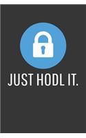 Just Hodl It Chainlink Notebook