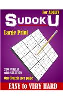 Sudoku For Adults Easy to Very hard