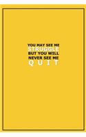 You May See Me Struggle But You Will Never See Me Quit: Motivational Bullet Notebook - 120-Page Small Dot Grid Inspirational Journal - 6 X 9 Matte Softcover Diary(Motivational Notebooks)